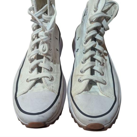 Converse Chuck Taylor All Star Run Star Hike High Top Platform Sneaker White 9 - Picture 3 of 9